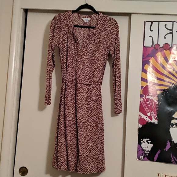 Boden Audrey Dress, floral print, 3/4 length